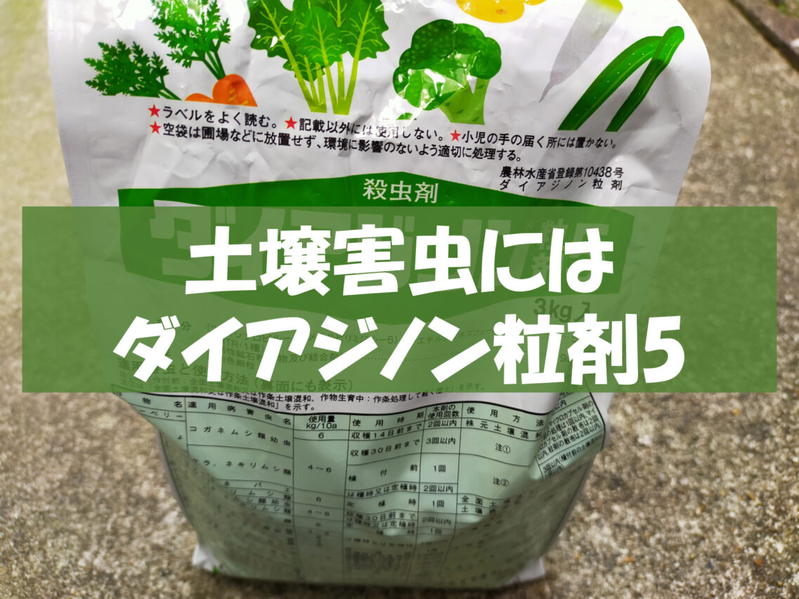 サービス 殺虫剤 ダイアジノン粒剤5％ 3kg